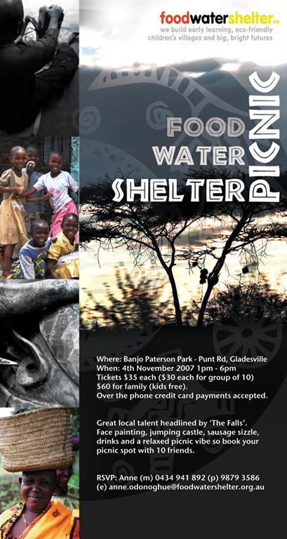 Food Shelter Picnic / Shelter