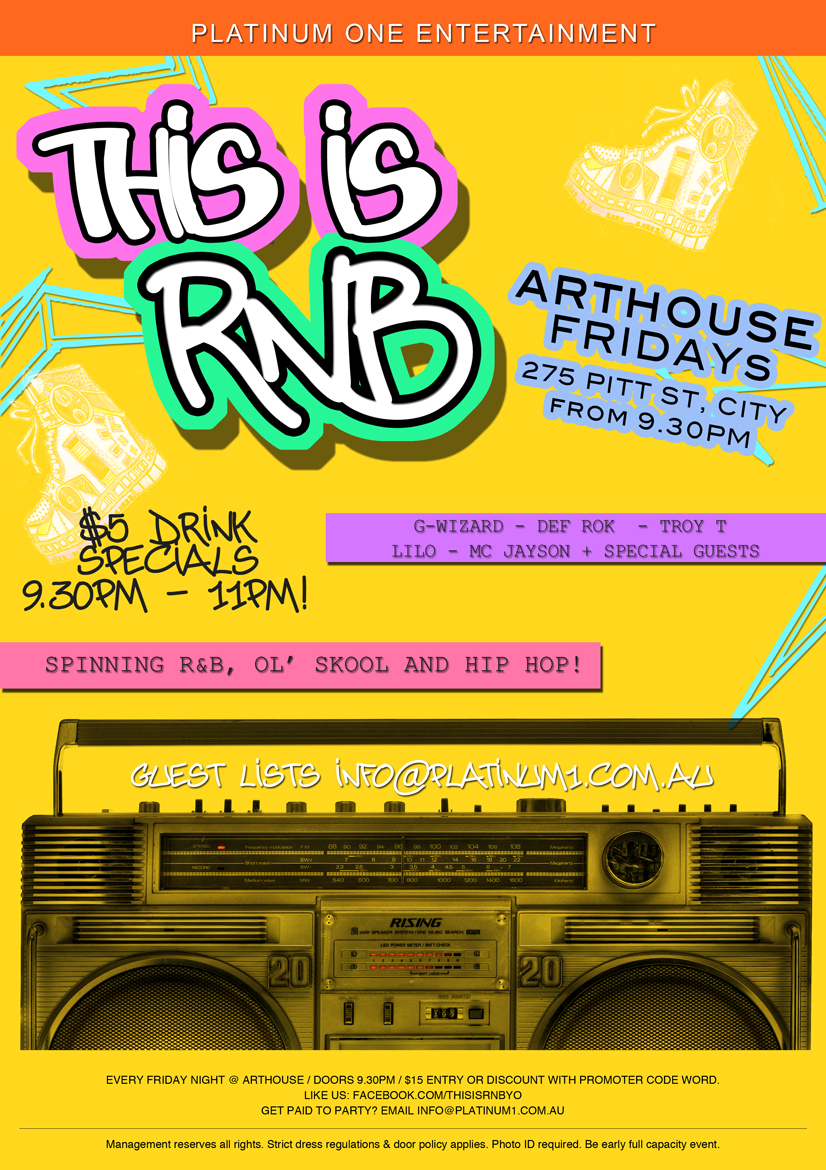 THIS IS RNB! @ The Arthouse Hotel