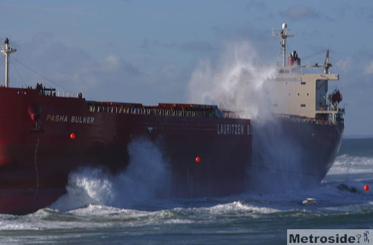 Pasha Bulker on Nobbys Beach
